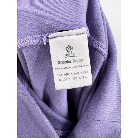 Brooke Taylor High Waisted Slims Leggings Yoga Pants Purple Women's Small - Picture 6 of 6